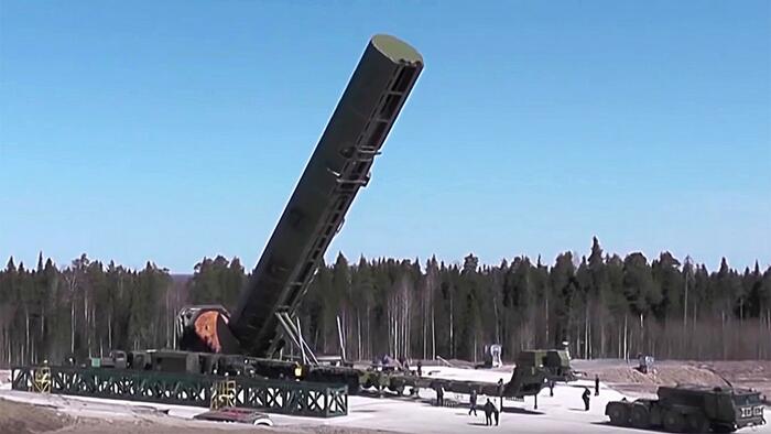 NextImg:Russia Puts Its Longest Range Nuke-Capable Missile On Combat Duty, Nicknamed 'Satan II'