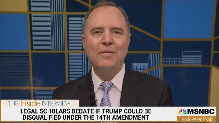 NextImg:Orange Man Disqualified? Adam Schiff Talks 14th Amendment