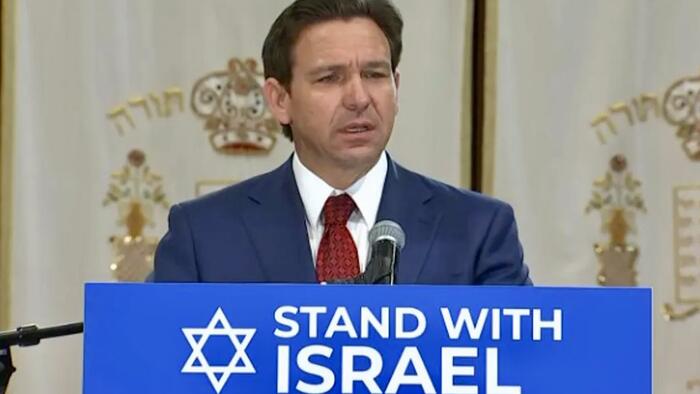 NextImg:Going All-Out For Pro-Israel Vote, DeSantis Ships Guns, Ammo, Drones To War Zone