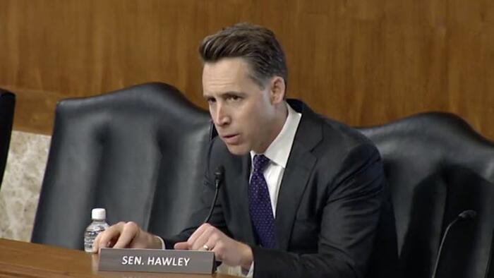 NextImg:Watch: Sen. Hawley Exposes Biden Energy Official As Swamp Grifter