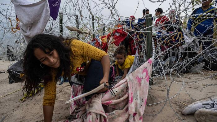 NextImg:Texas AG Sues Biden Administration For Cutting Razor Wire At Southern Border