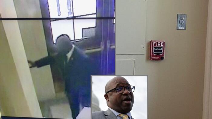 NextImg:Dem Lawmaker Who Pulled Fire Alarm Thinks We're All Idiots; Republicans Investigate Following Evacuation