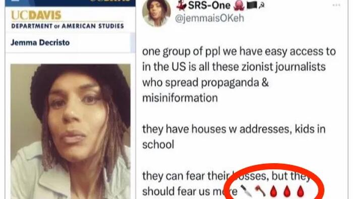 NextImg:University Of California Professor Threatens Pro-Israel Journalists And Their Families