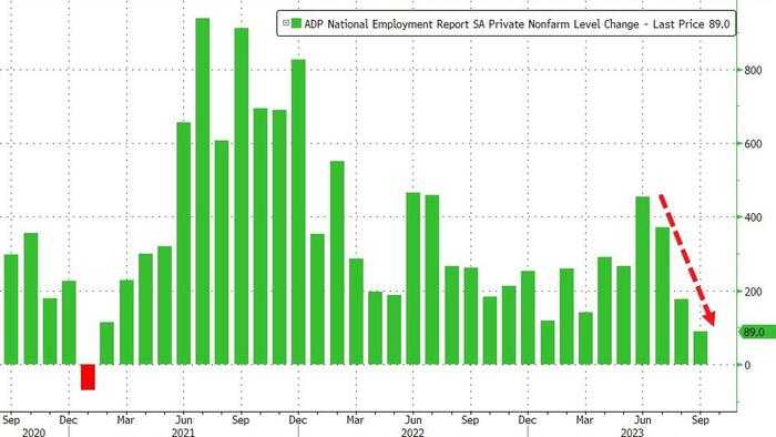 NextImg:ADP Employment Report Signals Weakest Labor Market Since Jan 2021