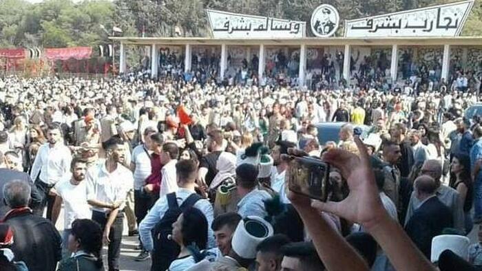 NextImg:Syria, Russia Pound Idlib After Terror Attack Killed 80 People At Homs Military College
