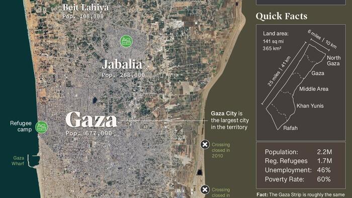NextImg:Map Explainer: The Gaza Strip