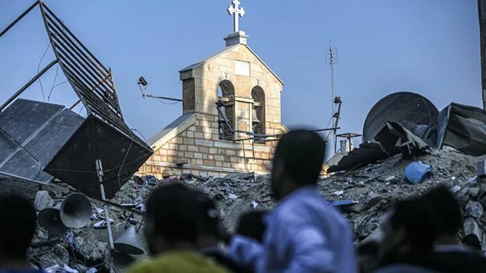 NextImg:Gaza's Ancient Christian Population Between A Rock & A Hard Place