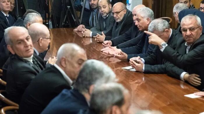 NextImg:Hamas Delegation Arrives In Moscow As Russia Blames US For Escalation