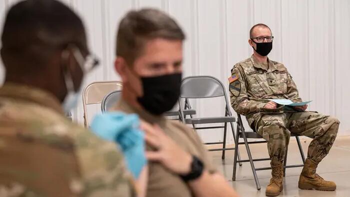 NextImg:Military Agrees To Pay $1.8 Million To Settle Lawsuits From COVID Vaccine Mandate