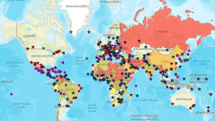 NextImg:Here's Where The US Government Is Warning Americans Not To Travel