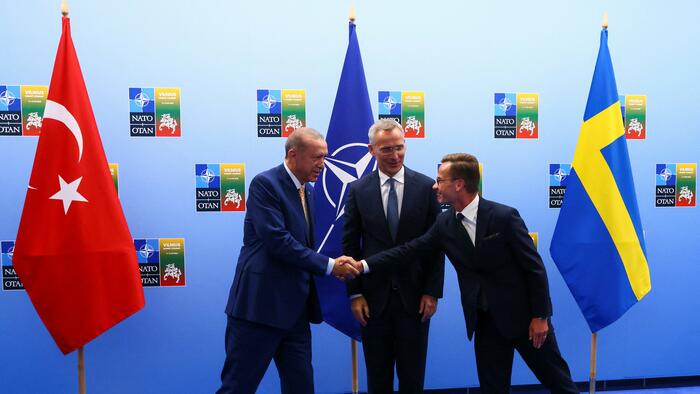 NextImg:Erdogan Finally Submits Sweden's NATO Bid To Turkish Parliament, With $20BN F-16 Deal Looming