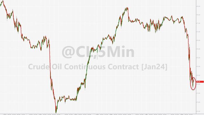 NextImg:WTI Holds Losses After Large Crude Build, SPR 'Refill Plan' On Hold For 7th Straight Week