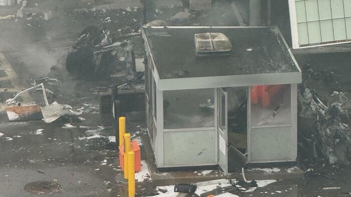 NextImg:FBI Investigating Car Explosion At US-Canada Border Crossing In Niagara