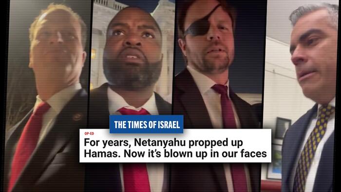 Watch: Pro-Israel Congressmen Confronted Over Israel's History Of Propping-Up Hamas - Vimarsana News