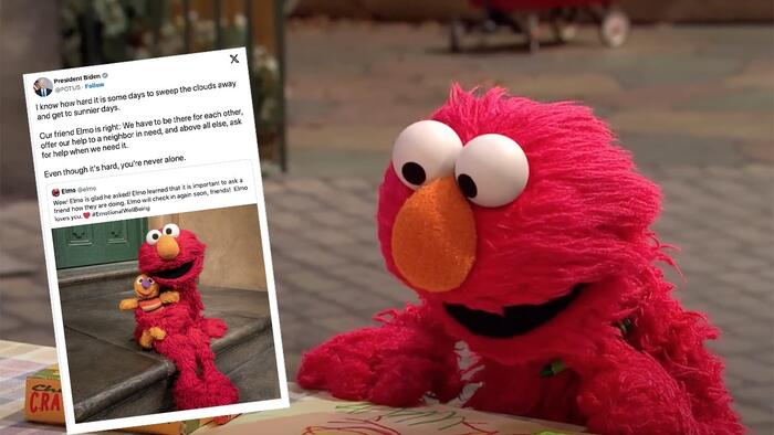 Biden Blasted From All Angles For Quote-Tweeting Elmo - Vimarsana News