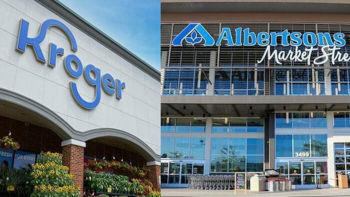 NextImg:Biden's FTC Sues To Block Kroger & Albertsons Merger, Saying Deal Will "Eliminate Competition"
