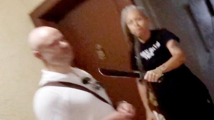 NextImg:"This Is Fascism": Machete-Wielding Professor Fired Again