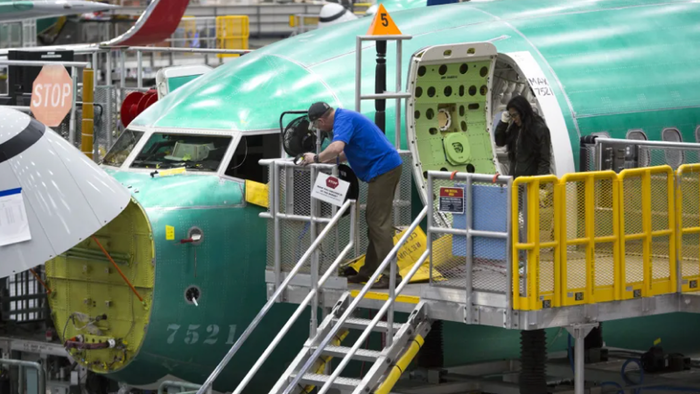 NextImg:Boeing Discovers "Mis-drilled" Holes On 50 Undelivered 737 Max Jets