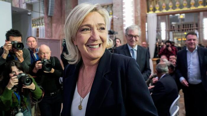 NextImg:For The First Time Ever, Poll Shows Le Pen Winning French Presidency In The Second Round