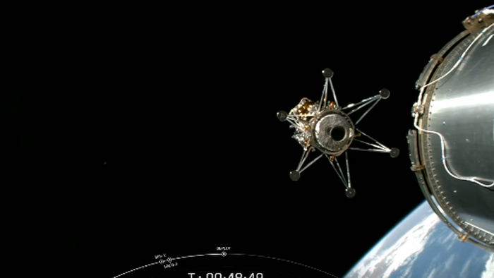 NextImg:"Lunar Lander Deployed": SpaceX Rocket Launches US Spacecraft Towards Moon