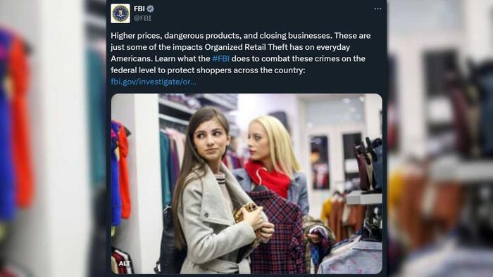 NextImg:FBI Chooses Stock Image Of Well-Dressed White-Women To Depict Organized Retail-Crime