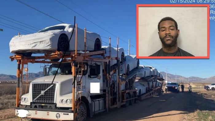 NextImg:Lawless America: Truck Hauling Corvettes Hijacked In 'Grand Theft Auto'-Like Robbery