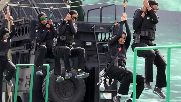 NextImg:Watch: Chile Debuts All-Female SWAT Team At UAE Competition With Humiliating Results