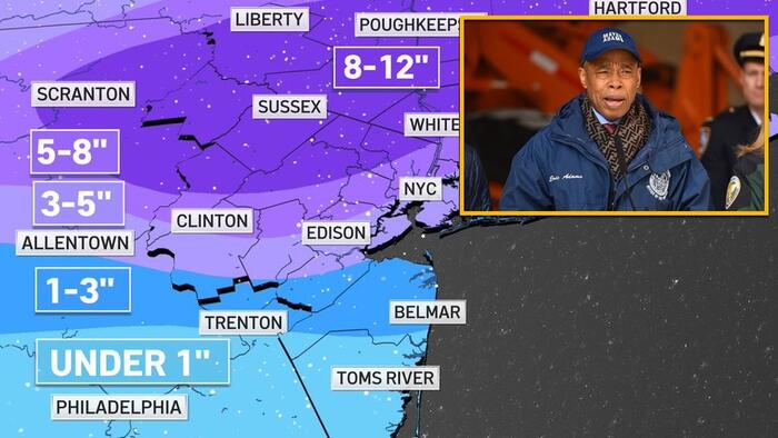 NextImg:NYC Mayor In $700 Fendi Scarf Tells Residents To Stay Home As Nor'easter Dumps Snow
