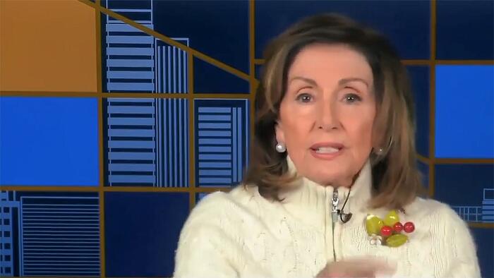 NextImg:Watch: Pelosi Goes On Unhinged Rant About Trump Being 'Blackmailed' By Putin