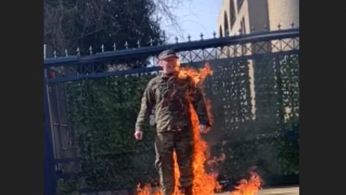 NextImg:Air Force Confirms Uniformed Active Duty Member Self-Immolated In Front Of Israeli Embassy In D.C.