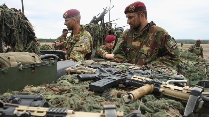 NextImg:Dutch Are Lone Supporters Of Macron's 'EU Boots On The Ground In Ukraine' Plan