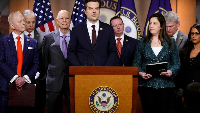NextImg:Rep. Matt Gaetz Introduces Resolution Saying Trump Didn’t Engage In 'Insurrection'