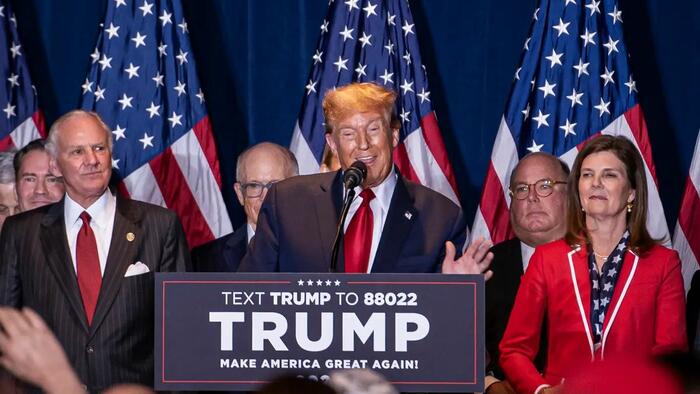 NextImg:Trump Easily Defeats Haley In Her Home State Of South Carolina