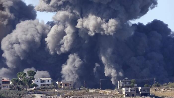 NextImg:Israel Launches Extensive Wave Of 'Retaliatory' Strikes On Lebanon