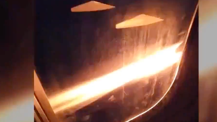 NextImg:"Plane Was Nosediving": United Airlines Boeing 737 Engine Erupts In Flames Over Texas