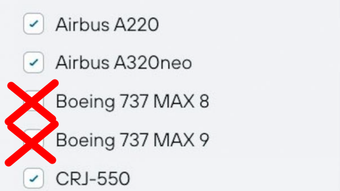 NextImg:Passengers Boycott Boeing "Death Traps" With Use Of Kayak Plane Filter