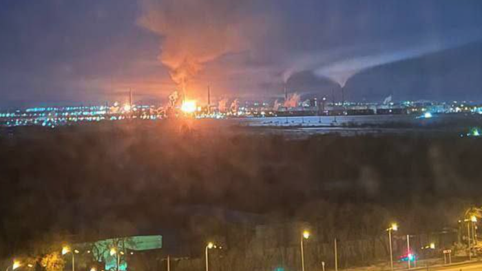 NextImg:"Drone Attacks" Hit Another Russian Refinery As Swing Producer's Refining Capacity Drops  