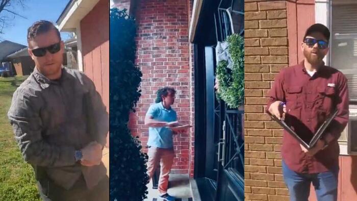 NextImg:Viral Videos Appear To Show FBI Agents Visiting Homes Over Social Media Posts