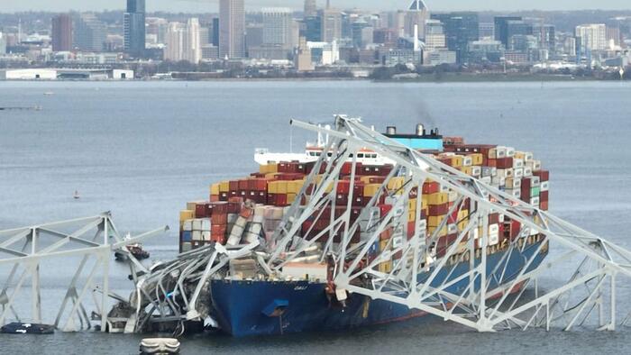 NextImg:Investigators Probe 'Dirty Fuel' In Baltimore Container Ship Disaster Amid Mid-Atlantic Supply Chain Crisis