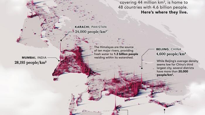 NextImg:Visualizing Asia's Massive Population Patterns By Density