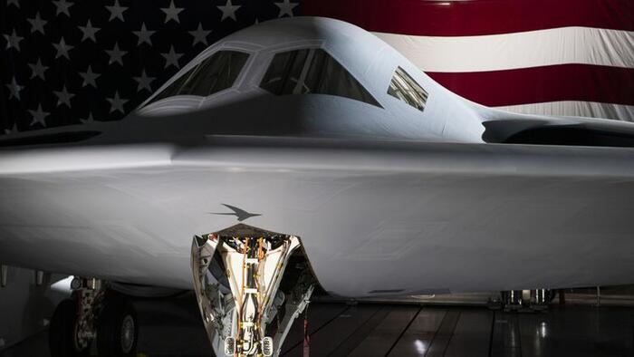 NextImg:Northrop Grumman Releases New Image Of B-21 Stealth Bomber