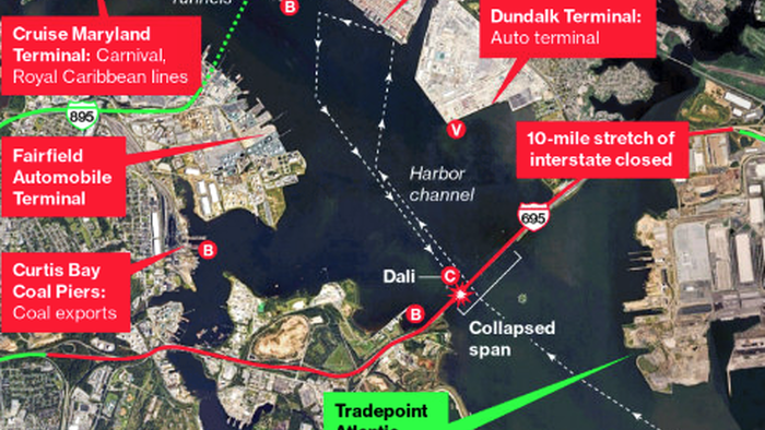 NextImg:Baltimore Port Closure Puts Truck Drivers Who Haul Autos In A Bind