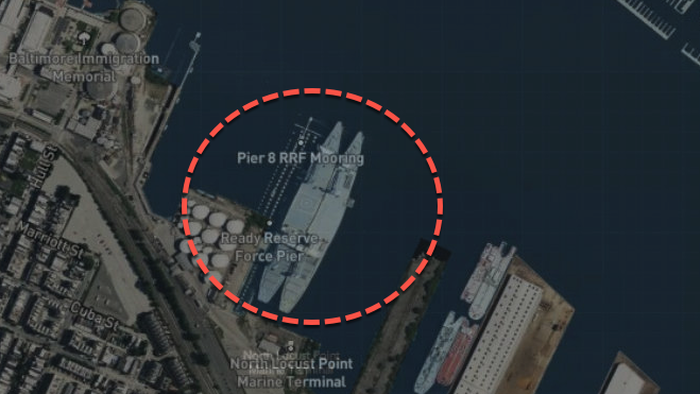 NextImg:"Huge Problem": Pentagon's Rapid Wartime Response Cargo Ships Trapped In Baltimore After Bridge Collapse