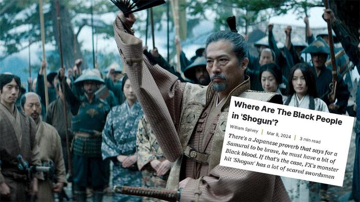 NextImg:Writer Ridiculed For Asking "Where Are The Black People?" In Ancient Japan Samurai Show