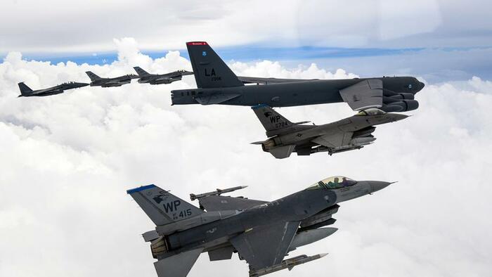NextImg:US Includes Nuclear-Capable Assets In Large Military Drills Aimed At North Korea