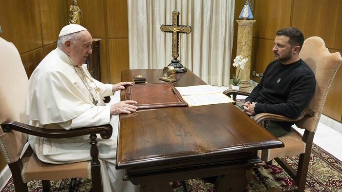 NextImg:Zelensky Rips The Pope, Rejects Call For Peace Talks