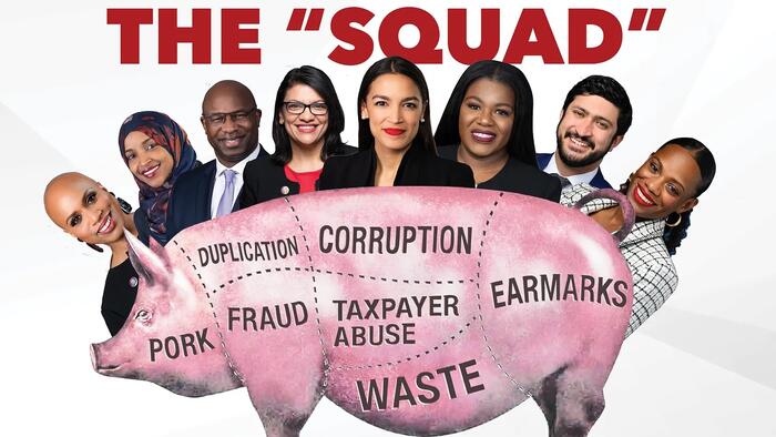 NextImg:"The Squad" Earmarked $224 Million Since 2023 – Led By AOC, It's Pork Barrel Spending By The Democratic Socialists