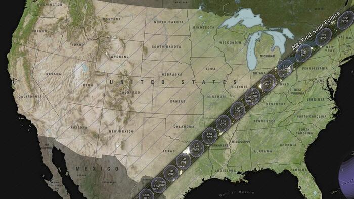 NextImg:FAA Issues Warning For Air Travel Disruptions During Total Solar Eclipse On April 8