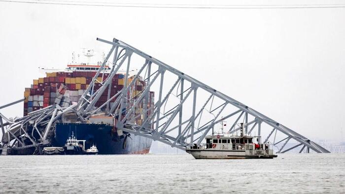 NextImg:Hazardous Material Containers 'Breached' During Baltimore Bridge Collapse: NTSB