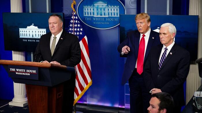 NextImg:Mike Pompeo Doesn't Rule Out Serving In 2nd Trump Administration